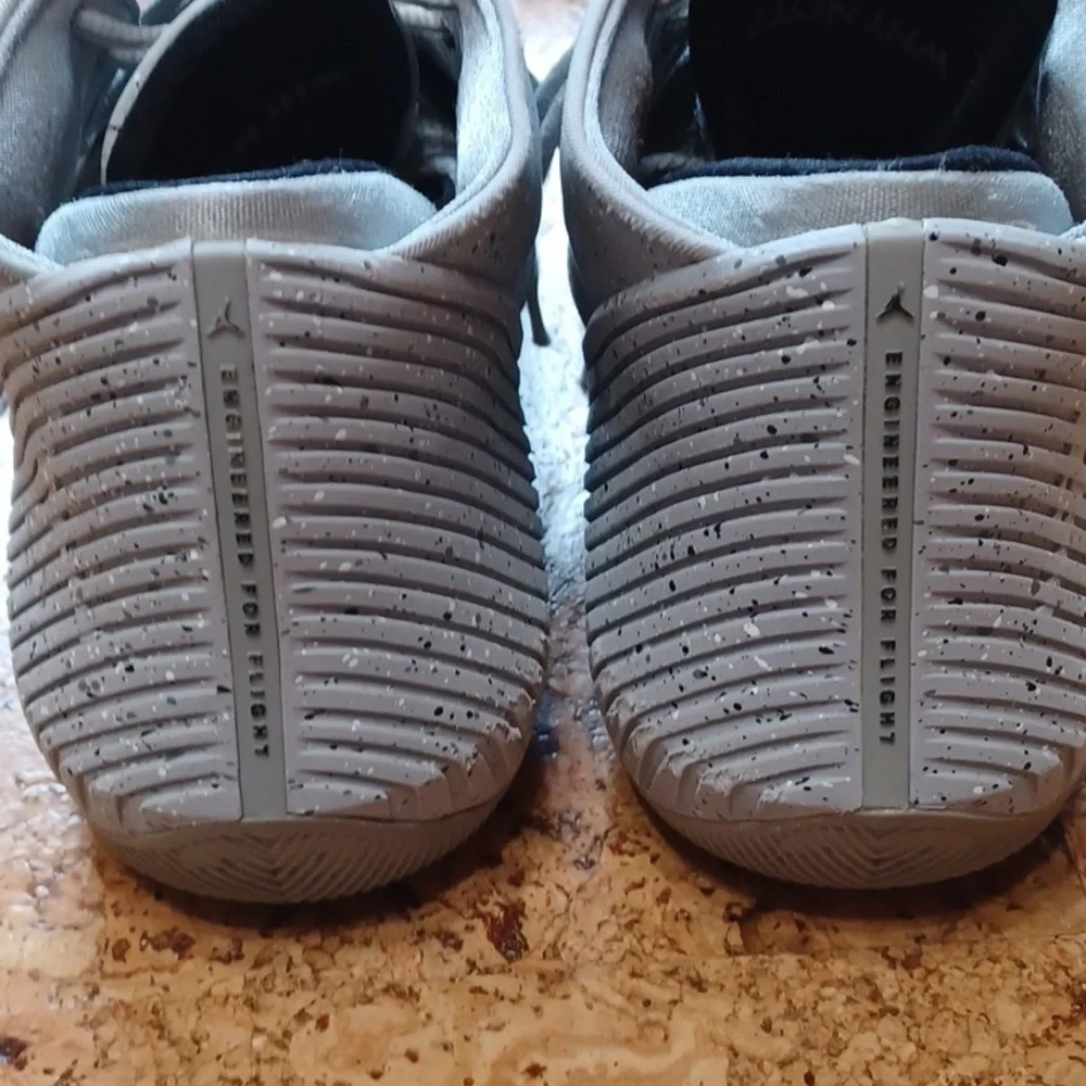 Jordan Men's Why Not Zer0.1 Low Light Grey Cement Athletic Shoes Size 10.5